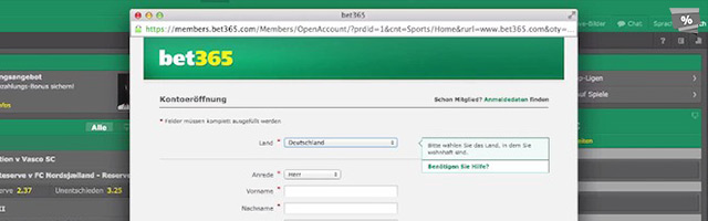 Schritt 1: Die Anmeldung