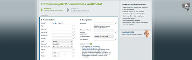 Konto mit nur wenigen Klicks eröffnen