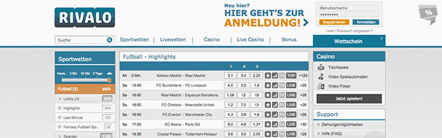 umfangreiches Sportangebot (Fußball, Basketball, Tennis uvm.)