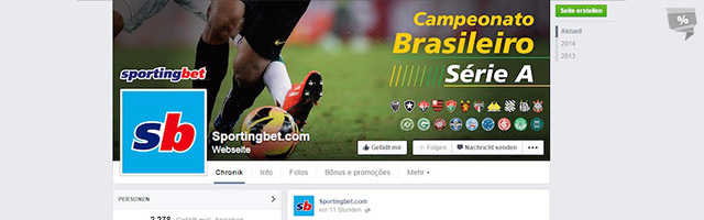 Sportingbet auch auf Facebook!
