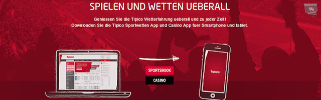 Tipico-App für Android- und iOS Geräte