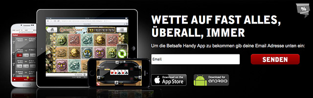 Betsafe auch von unterwegs gut nutzbar