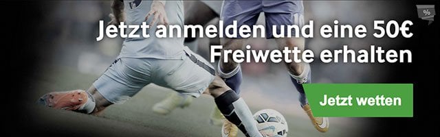 Jetzt anmelden und einen Bonus in Höhe von 50€ sichern!