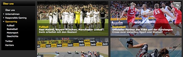 Das Sponsoring von bwin