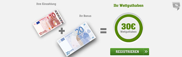 20€ Bonus sichern!