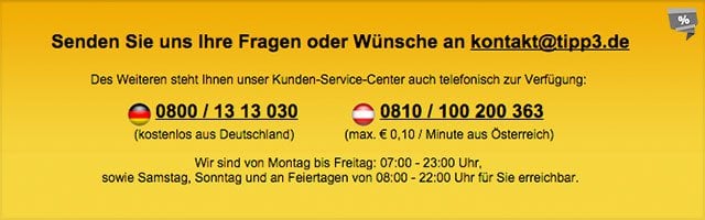 Gut erreichbarer und kompetenter Kundenservice