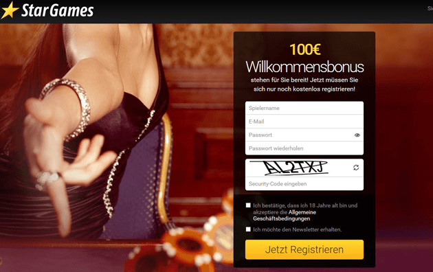 StarGames registrieren