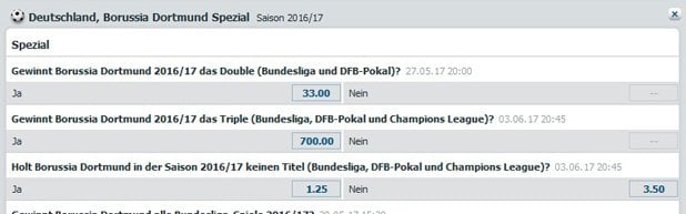 Borussia Dortmund Wetten bet-at-home